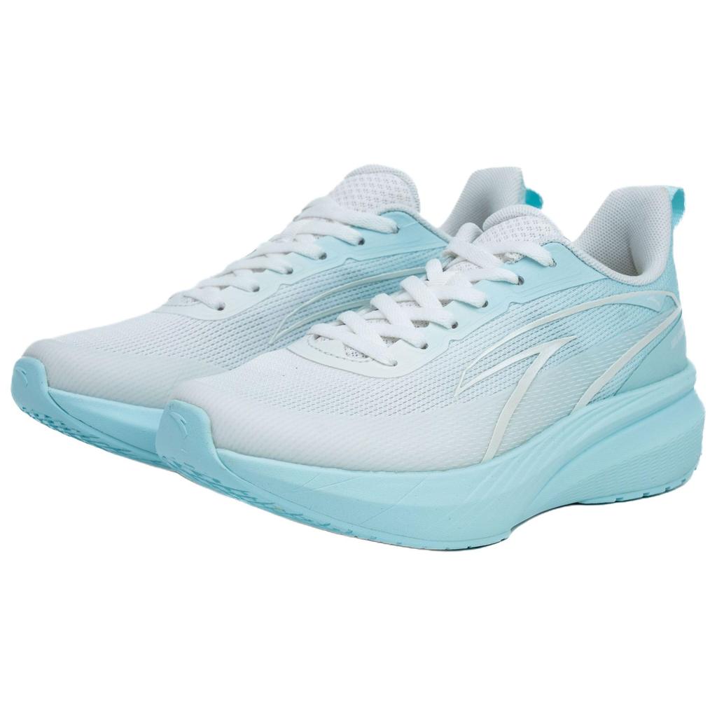 Anta Cloud Trail Comfortable Trendy Shock Absorbing Non-Slip Supportive Low-Top Casual Running Shoes Women sneaker White Blue 122535522R-4