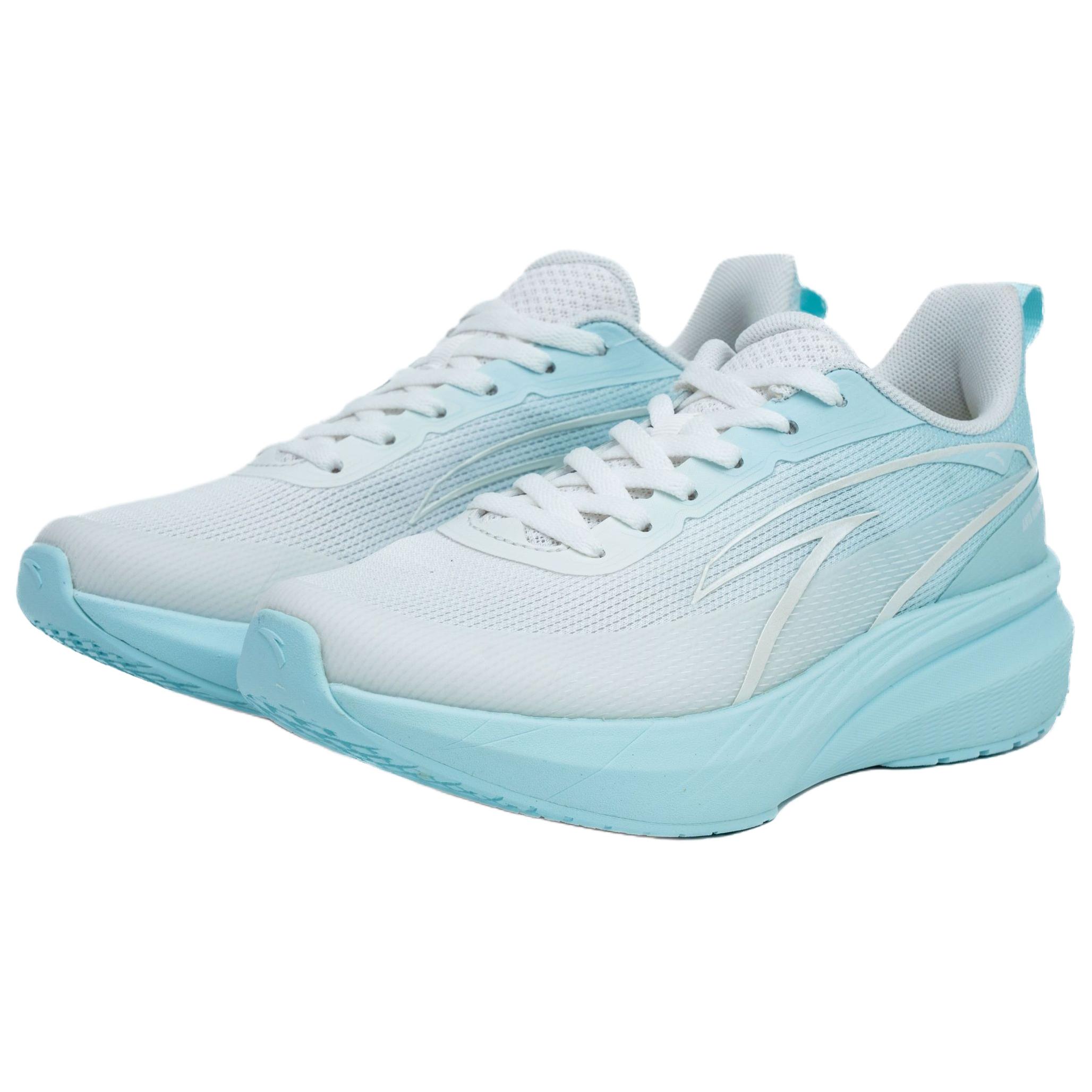 

New Anta Cloud Trail Cushioning Slip Resistant Coverage Low Top Casual Running Shoes Women s White Blue 122535522R-4 39