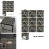 Abstract Mosaic Ceramic Tile Sticker For Home Renovation Waterproof Kitchen And Bathroom Decoration