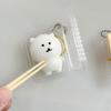 Squishy Toy Cute Tiny Bear Stress Ball Keychain Anti-Stress Fidget Toy Self Deprecating Bear Pendant Squeeze Toy