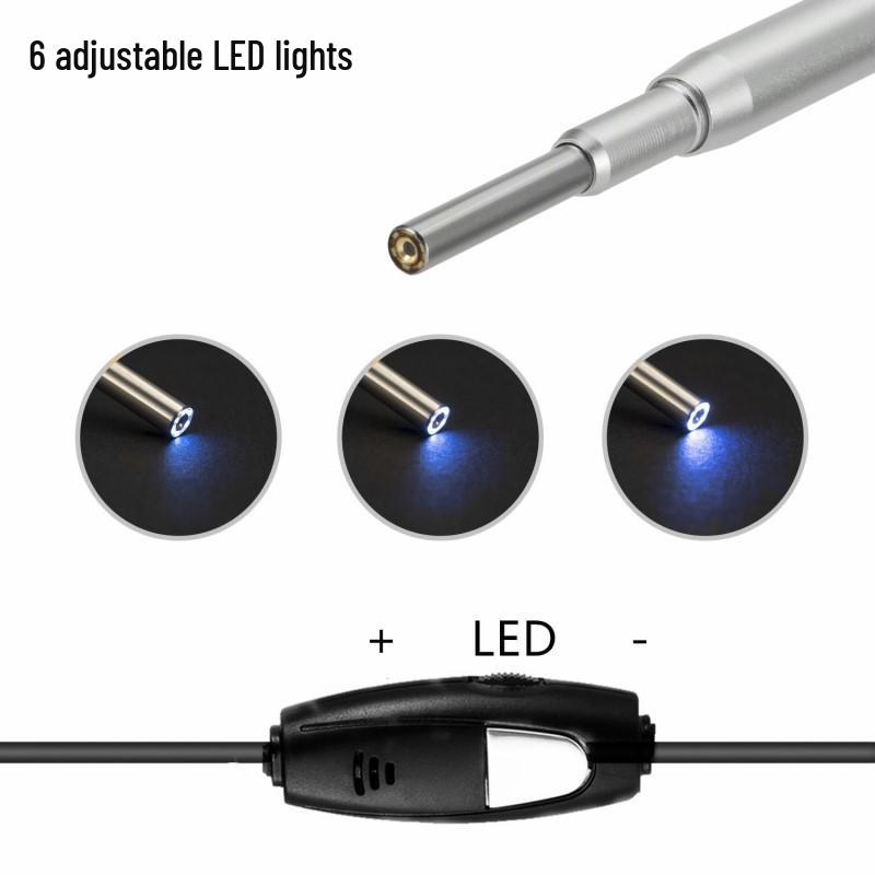 Spot HD 720P Visual Ear Spoon Endoscope - Otoscope for Ear, Nose, and Throat Exams