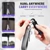 KEBIDU ABS Metal Fidget Spinner Desk Phone Holder Creative Foldable Stand Anti-Stress Adjustable Mobile Mount with Portable Keychain Hook