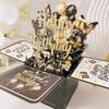 Cartoon 3D Birthday Card Flowers Theme Birthday Gift Celebration Message Card  Birthday Party