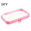 Portable Jewelry Case for Trip Clear Zipper Storage Bag, Durable Hard Shell Case, Pill Box Travel Dustproof Container, Headphones Pills And