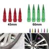 New 4pcs Long Pointed Tire Valve Caps for Automobiles and Motorcycles Tire Valve Cover Wear Parts Car Accessories