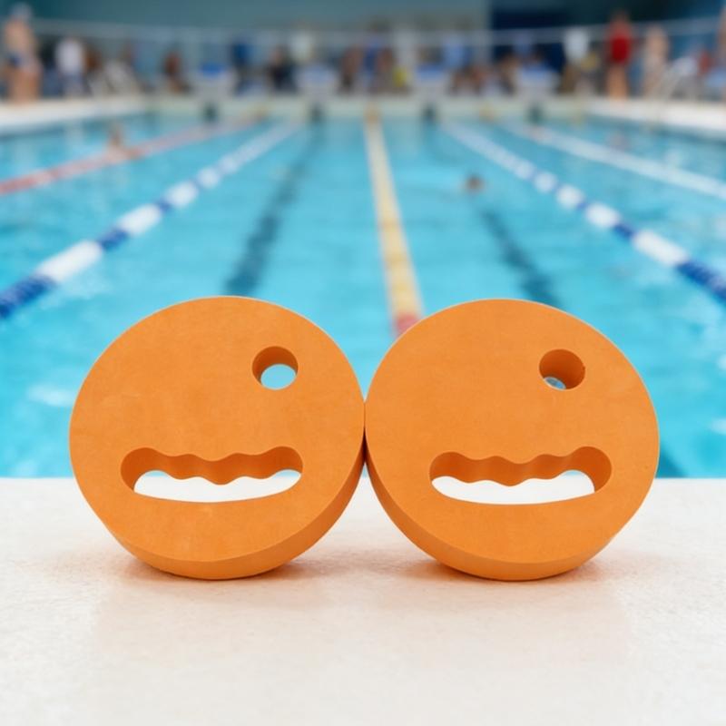 2Pieces Swimming Training Practice Foam Board Handheld Float Ergonomic Design For Enhances Buoyancy And Leg Exercise