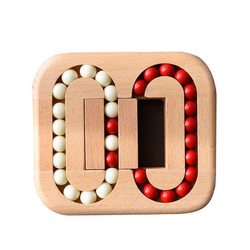 Rotating Magic Bean Fingertip Toy Wood Puzzles Brain Teaser Fidget Anxiety Stress Relief Toys Fun Gifts For Adults And Kids
