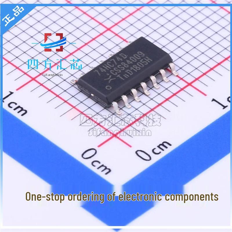 

74HC74D SOIC-14 Dual D-Type Flip-Flop with Set/Reset, Positive-Edge Triggered