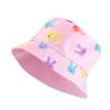 Children's Printed Cartoon Pot Hat, Baby Breathable Sun Hat, Beach Hat, Double-sided Can Wear JDKPM-05