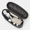 MUJI Recycled Nylon Handled x 6 x 76037668 Pouch, Slim, Black, Approx. 20.5 12.5 cm,
