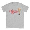 A Christmas Story Type With Leg Lamp T-Shirt for Men  Funny Pure Cotton Tees Round Neck Short Sleeve T Shirt Unique Clothing