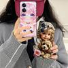 Girl Dog Puppy Matte TPU Mobile Phone Case for OPPO Reno 14 13 12 11 10 9 8 7 6 5 F T Pro 5G Colorful Printing Cover