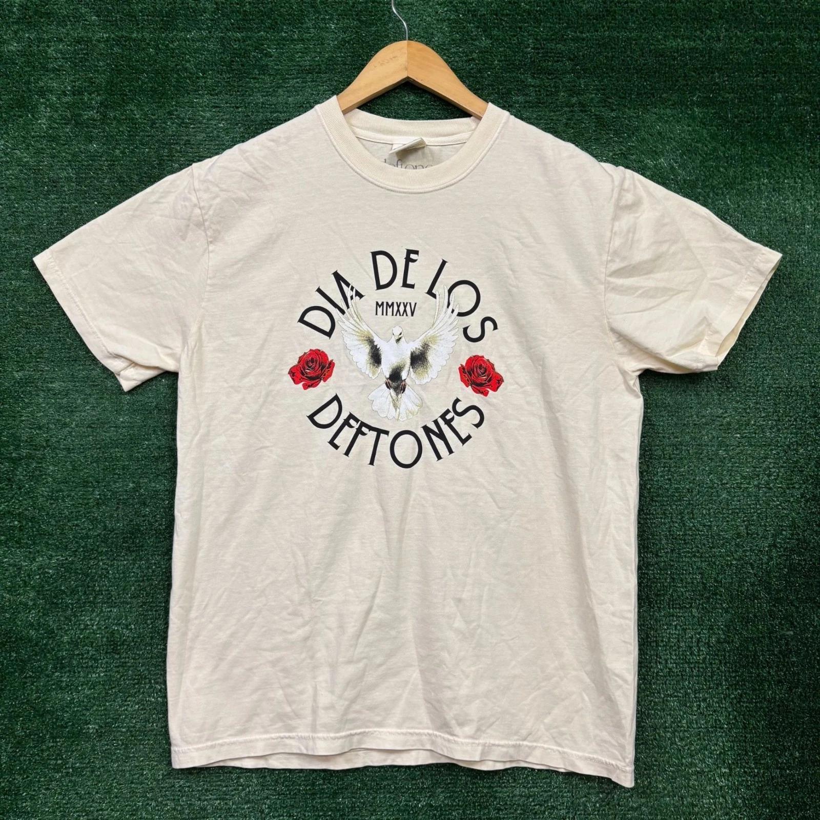 Dia De Los Deftones Nu Metal Band T-shirt Size Large 4XL