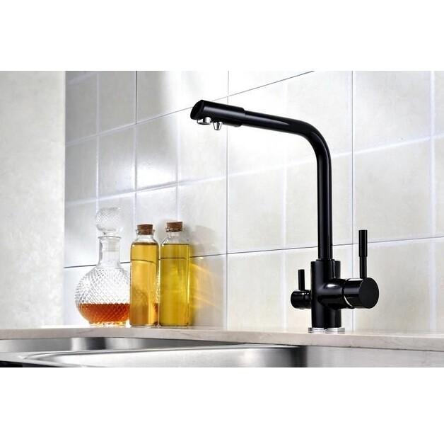 Смеситель Blue Water Amanda черный GWAK1698