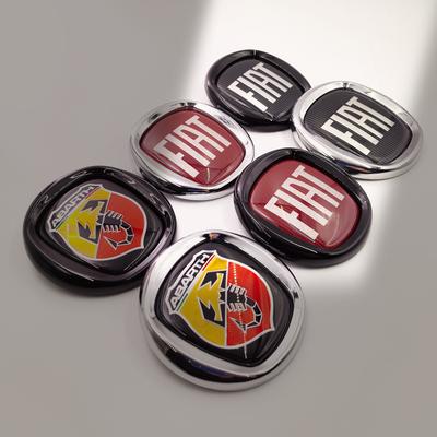 Znak na auto 85mm 8,5cm Znak na přední kapotu auta Znak na zadní kufr Přední kapota Zadní znak pro fiat 500 Abarth