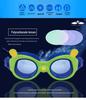 Children's Silicone Anti-Fog Waterproof Swimming Goggles with Large Frame - Universal for Men and Women.