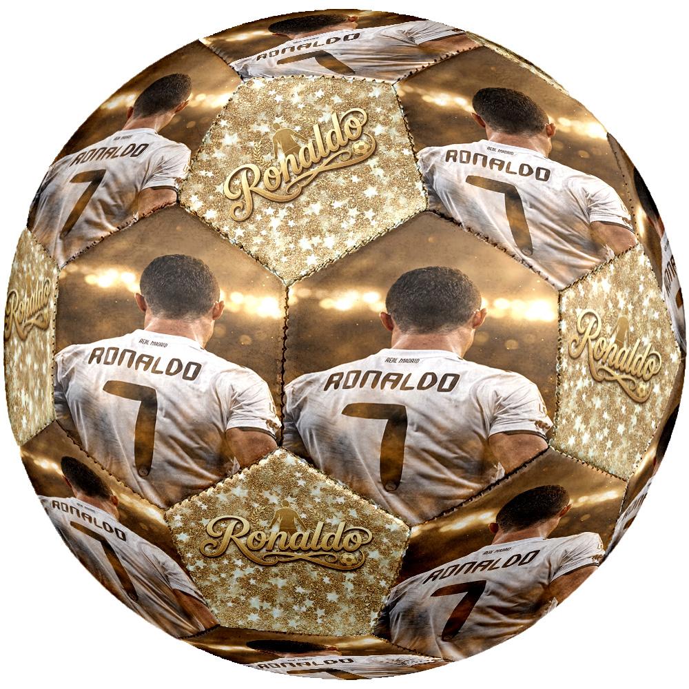 Ronaldo's Legacy Madrid Size 5 Soccer Ball Machine Sewn Indoor/Outdoor Universal Football Soccer Accessory Distinctive Home Decor And Party Gift