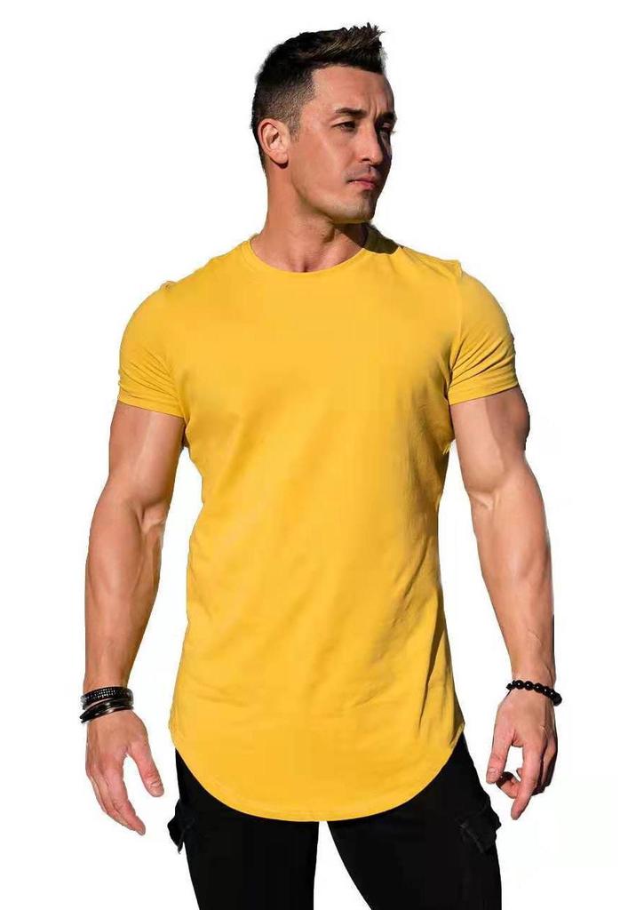 Maglietta da Corsa Uomo a Manica Corta Vestibilità Aderente - Abbigliamento Sportivo Estivo Casual