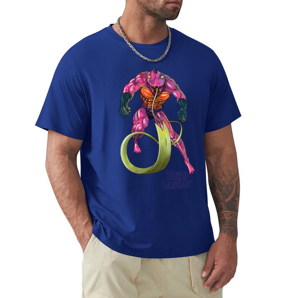 Tung Lashor T-Shirt Kawaii Clothes Shirts Graphic Tees Street Wear Oversized Graphic Tee Plain White T Shirts Men