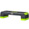 Aerobic Step with 3-Level Adjustable Heights for Home, Office Exercise, Grey and Green