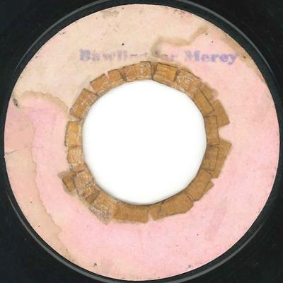 7inch Record DENNIS ALCAPONE  LIZZY  Bawling For Mercy  Mr. Browns Cof NONE Observer 1970 Jamaica Reggae Ska  Dub Used