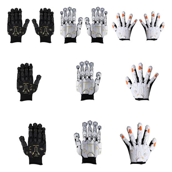 Cyberpunk Mecha Handschuh Futuristischer Mech Handschuh 3D Gedruckter Roboterhandschuh Sci-Fi Enthusiasten Fan für Cosplay Kostüm