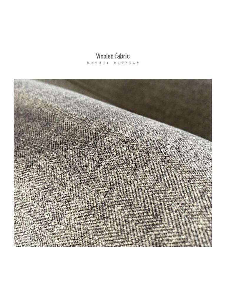 Men's Slim Fit Non-Iron Wool Blend Business Casual Suit Pants for Autumn and Winter