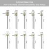 20pcs/set Cylindrical Diamond Burr Bits 3mm Grinding Head Engraving Drill Bit  Dremel Rotary Tools