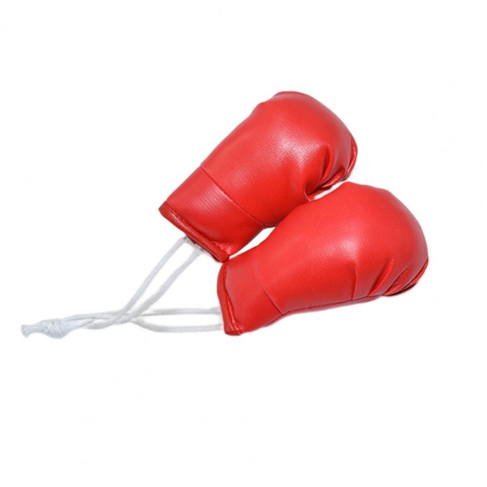 1 set Easy to Hang Boxing Gloves Pendant Waterproof Miniature Punching Gloves  Gym bag