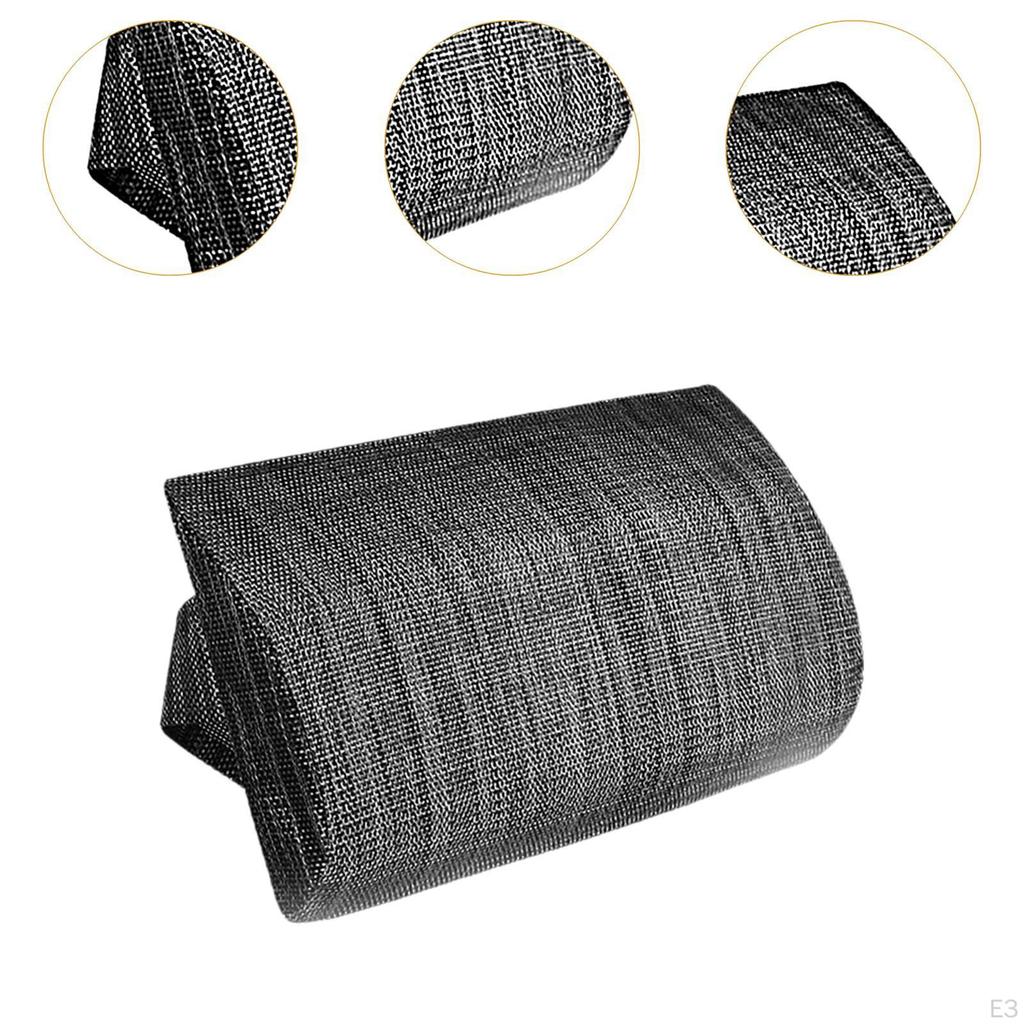 Krzesło Leżanka Zagłówek Poduszka Podparcie Miękka z Elastyczną Gumką Rozkładane Heather