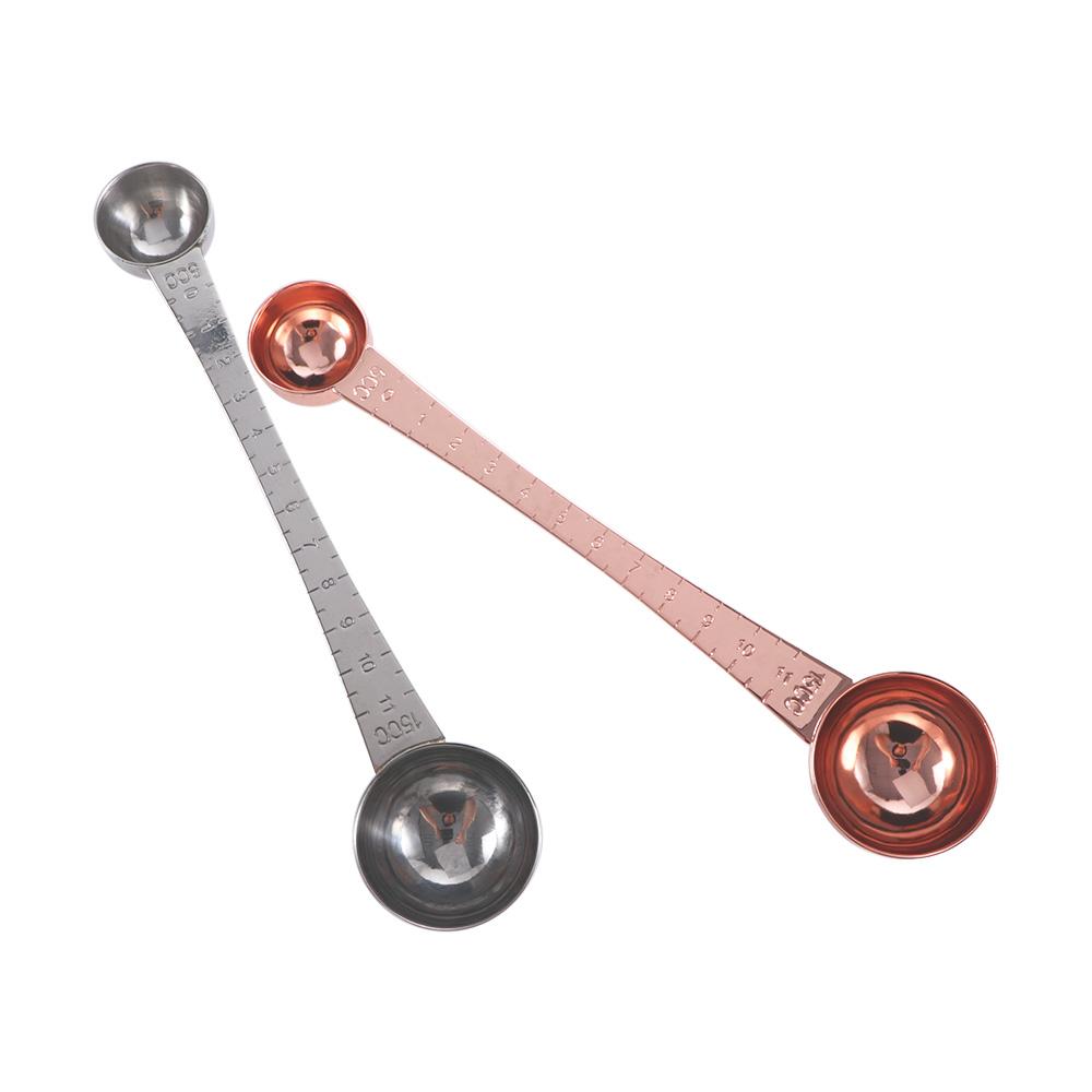 5 CC With Scale Measuring Long Handle Double Head Spoon Kitchen Tools Coffee Scoop Measuring Spoon