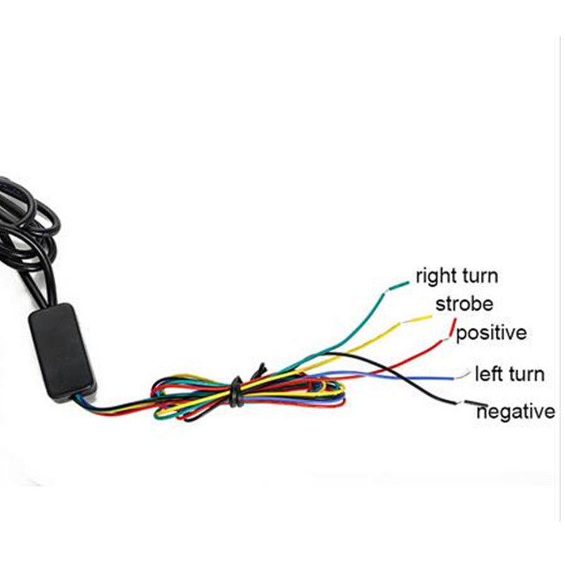 Auto Flexibles Switchback LED Knight Rider Streifenlicht Für Scheinwerfer Sequentieller Blinker DRL Laufendes Ambergelbes Blinkerlicht