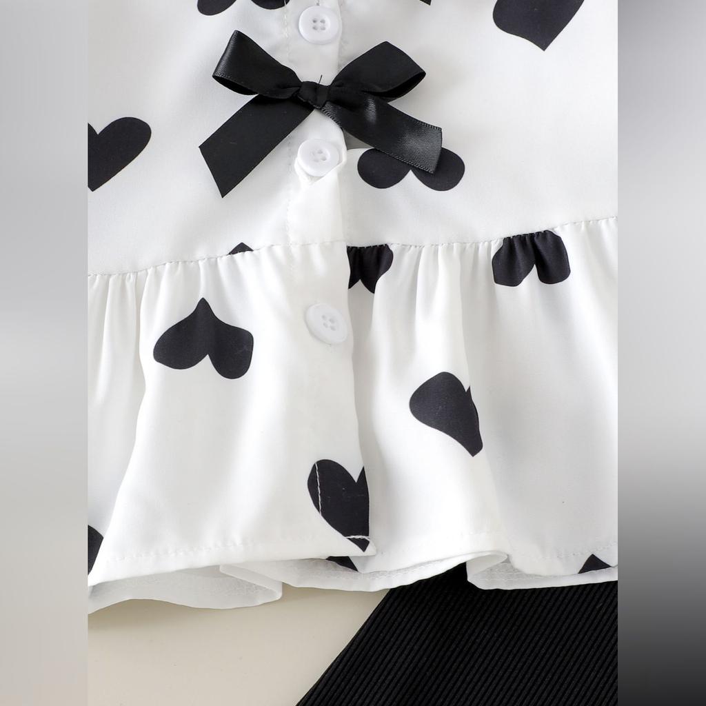 Kids Casual Long-Sleeve Set, Comfortable Daily Wear Outfits