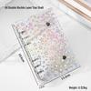 Stylish Transparent PVC Notebook with Colorful Stars - Loose-Leaf Journal Cover (M5/A6/A7)