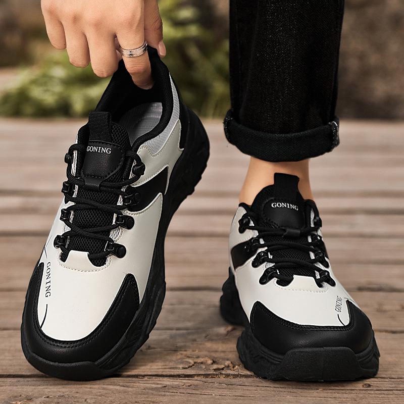 Sneakers men's autumn and winter new breathable outdoor hiking shoes non-slip wear-resistant lightweight hiking shoes casual men's shoes