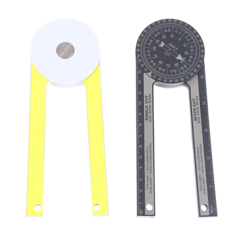Professional Miter Saw Protractor Angle Finder Precision Miter Angle Finder Plumbers Woodworking Scale Mitre Saw Measuring Tool