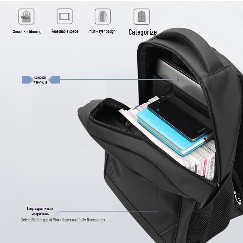 Septwolves Men's Business Laptop Backpack