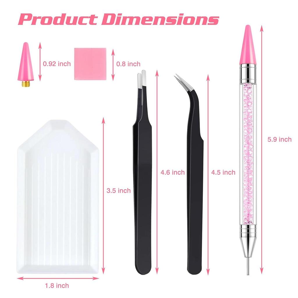 22Pcs Rhinestone Picker Tool Kit - Bedazzling Tools & Diamond Art Tools