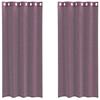 VidaXL Voile Curtains with Eyelets 2 Pcs Purple 140x245 Cm, Net Curtain, Sheer Curtain, Window Voile, 4102104