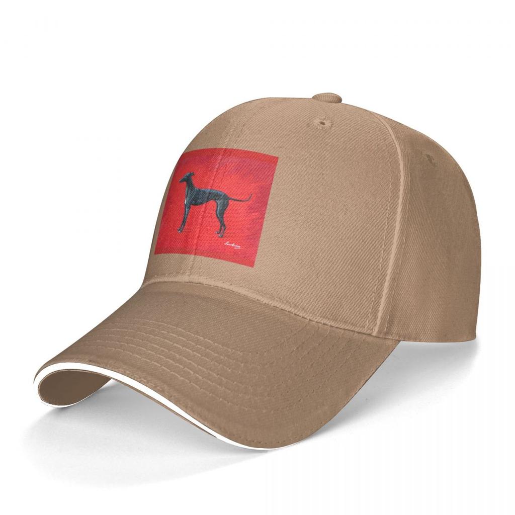 Greyhound Baseball Cap Black Greyhound Girls Polyester Printed Baseball Hat Funny Sports Fashion Cap