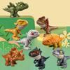 1/5/10 Stück Finger-Dinosaurier Triceratops Tyrannosaurus Rex Kindermodellspielzeug Kreatives Fingerbeiß-Spielzeug Jungen Geschenk