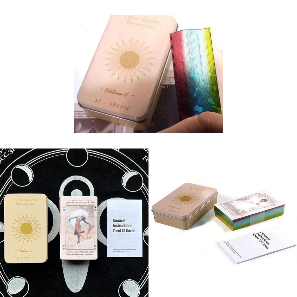 Lucid Dreams Tarot Oracle Cards With Premium Paper For Family Game Nights