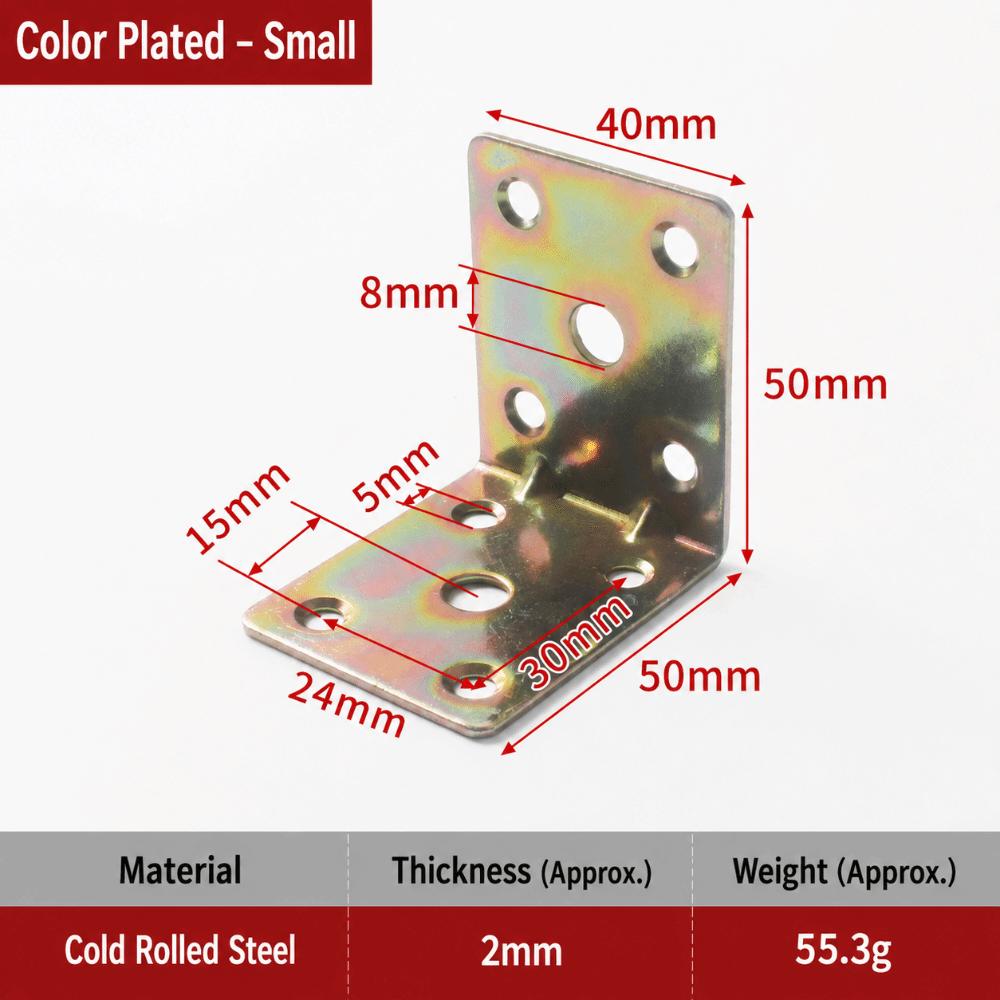 Rustproof Angle Corner Brackets Corner Fasteners Protector Corner Stand Supporting