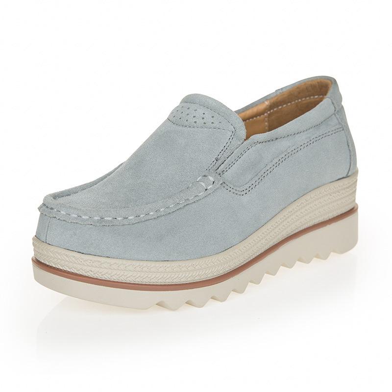 

2020 autumn new Korean version trend loafers inner height increase mother shoes platform muffin shoes leisure source manufacturer 40