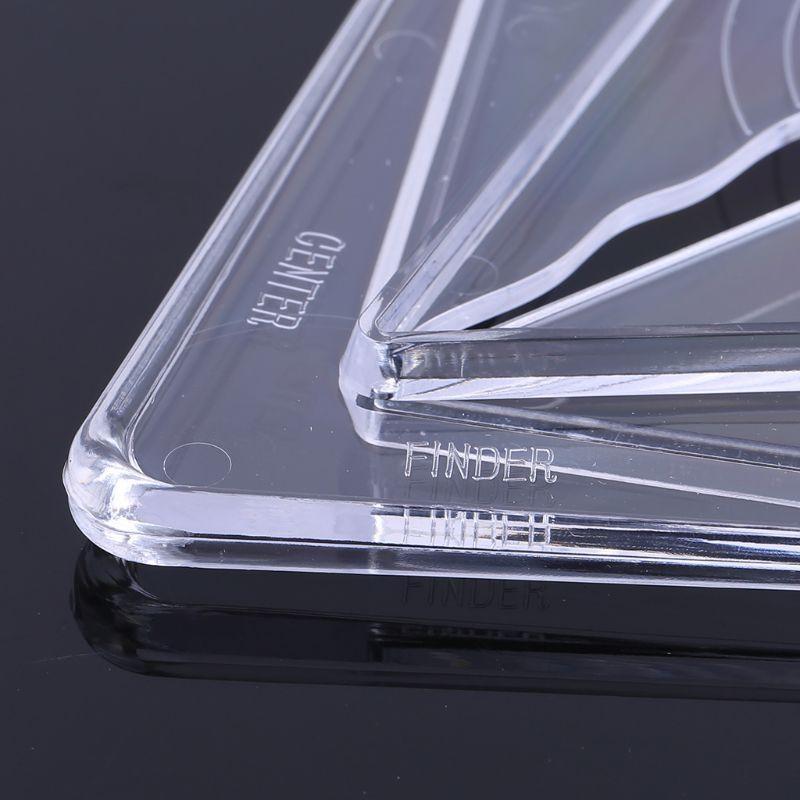 Plastic Center Finder Woodwork Measuring Tool Suitable for Square Round Top Sale