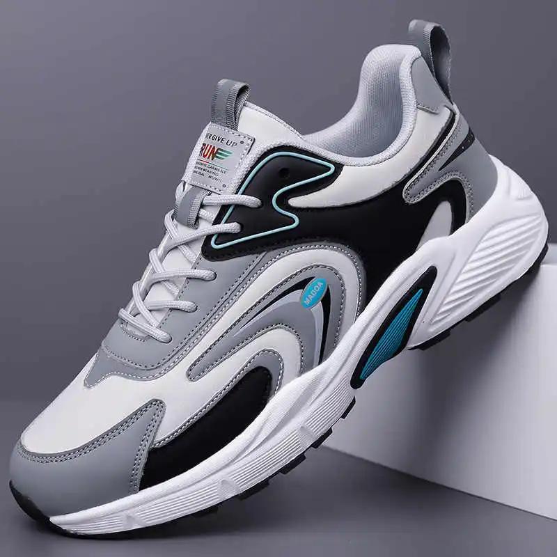 Fashion With Lacing Thick Heeled Green Basketball Shoes Casual Teniz Men's Branded Sneakers Sports Teniz Latest Krasofka Low Prices