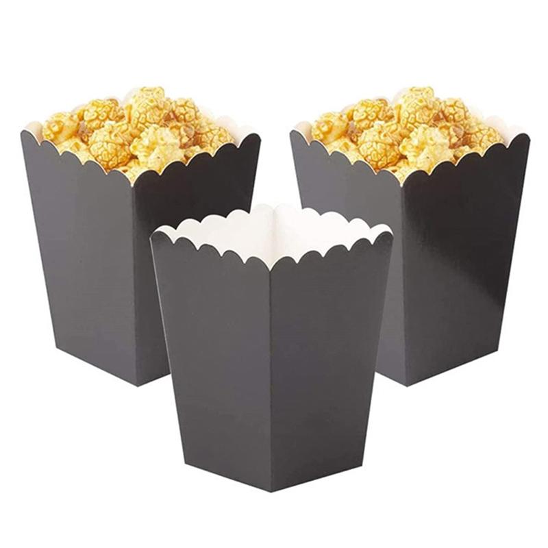 10 ks Krabička na popcorn Svačinová krabička Jednorázové nádoby na svačinu Papírová krabička na kuře