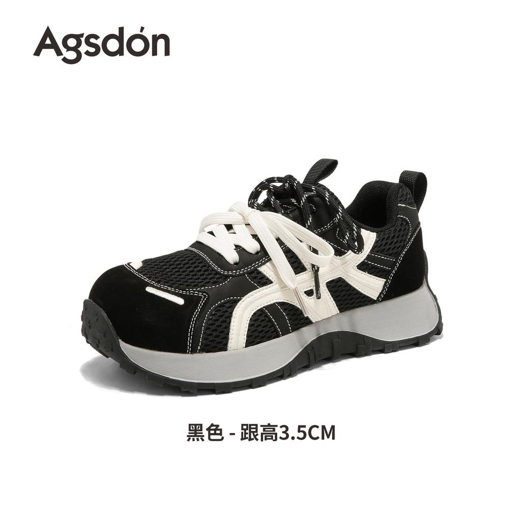 Augustine Gray German Training Shoes New Spring Platform Retro Forrest Gump Sports and Leisure Dad Shoes