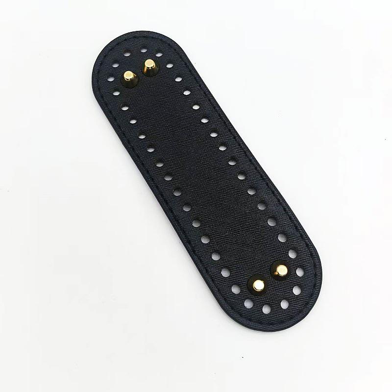 

Ручна Шкіряна Овальна Основа для Сумки 18x5 - Матеріал Дна Плетеної Сумки HyunA чорний