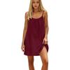 Women's Spaghetti Strap Loose Fit Mini Dress Casual Summer Solid Color Sundress